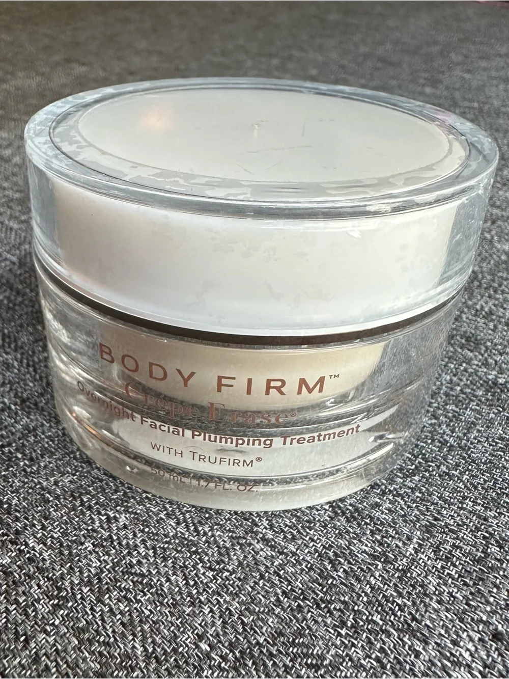 NEW Body Firm Crepe Erase Overnight Facial Plumping Treatment With TruFirm 1.7oz
